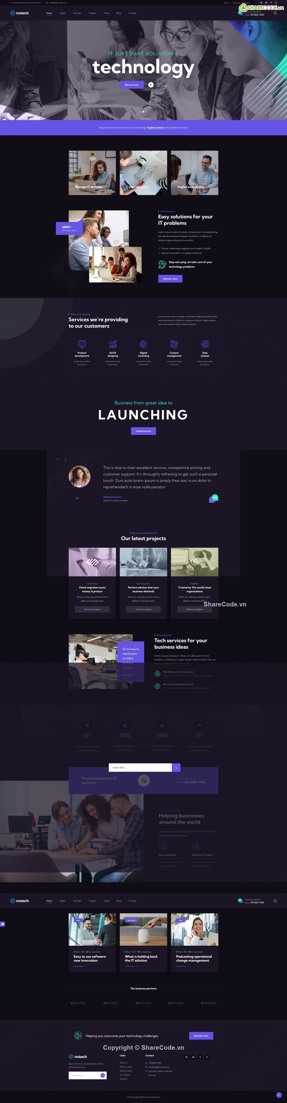 landing page,react,html,company page,multipurpose